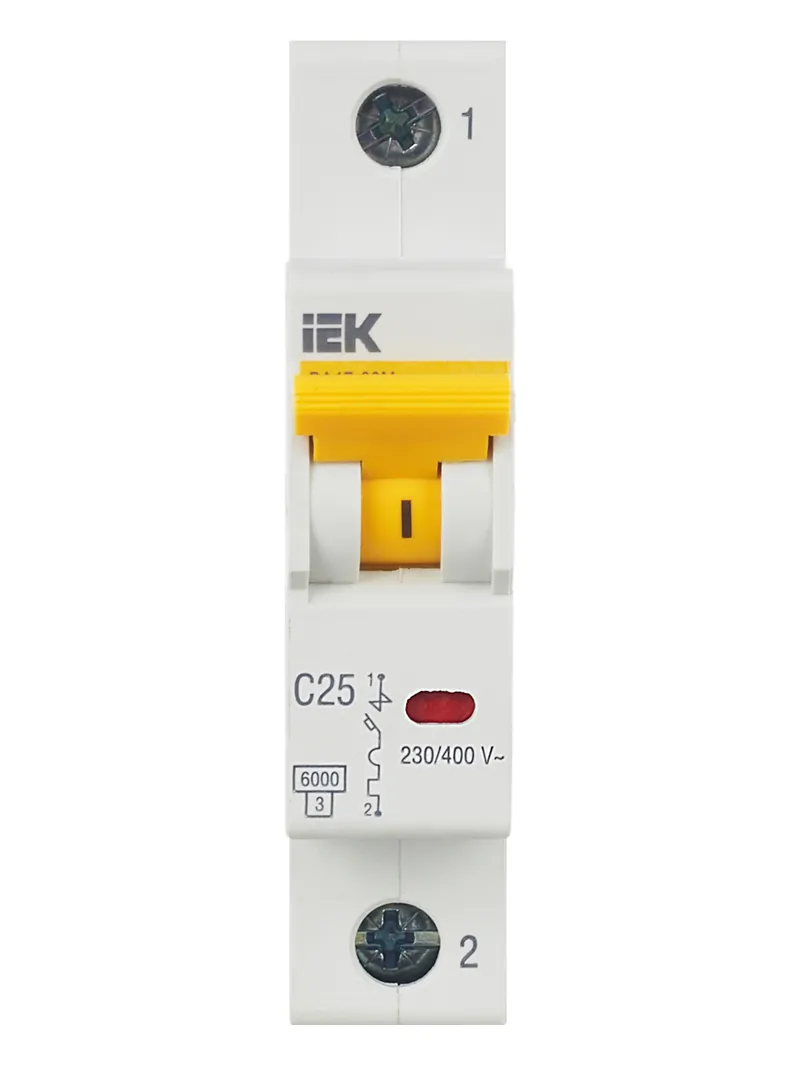 MCB IEK KARAT 60M 1P 25A 6kA Type C
