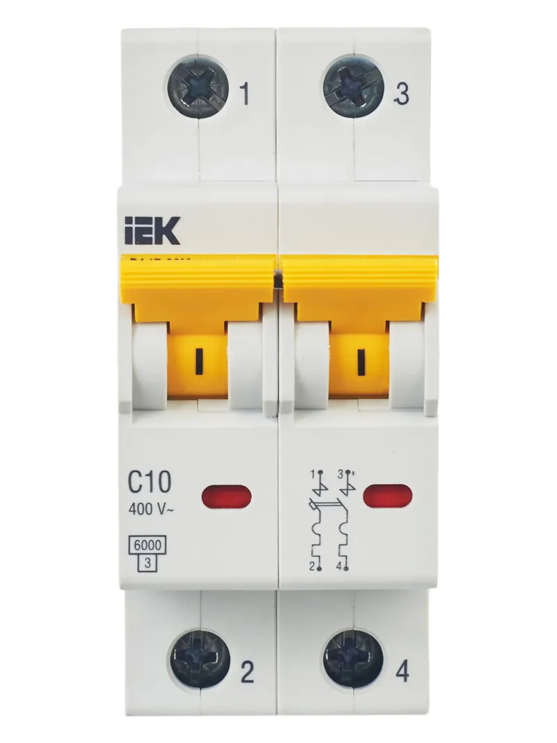 MCB IEK KARAT 60M 2P 10A 6kA Type C