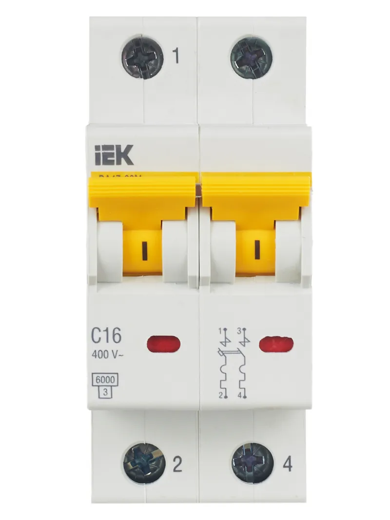 MCB IEK KARAT 60M 2P 16A 6kA Type C