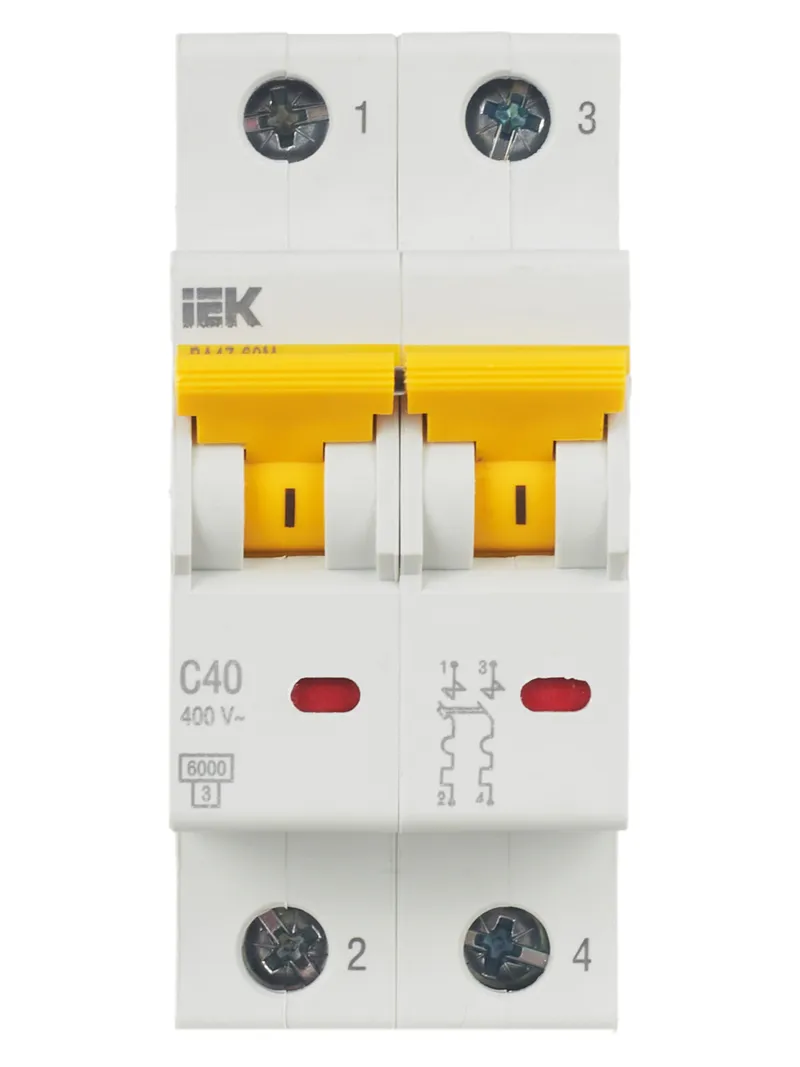 MCB IEK KARAT 60M 2P 40A 6kA Type C