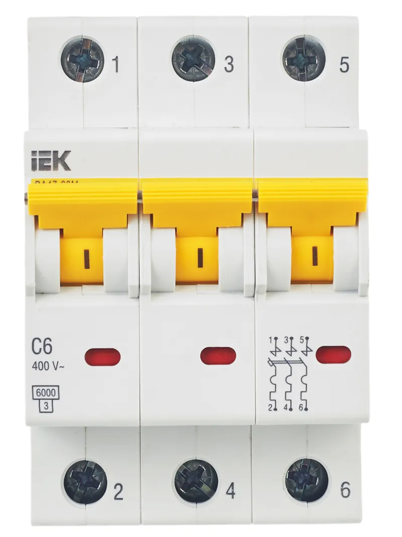mcb-iek-karat-60m-3p-6a-6ka-type-c MCB IEK KARAT 60M 3P 6A 6kA Type C