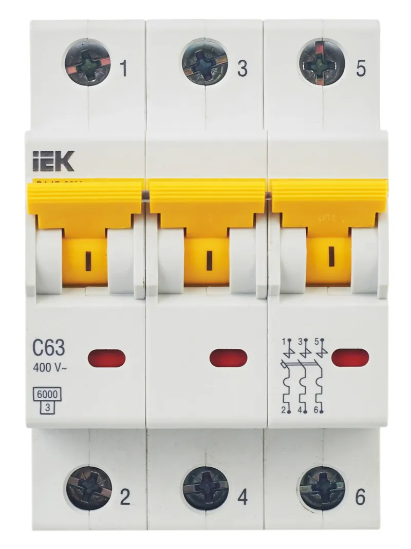 MCB IEK KARAT 60M 3P 63 A 6kA Type C