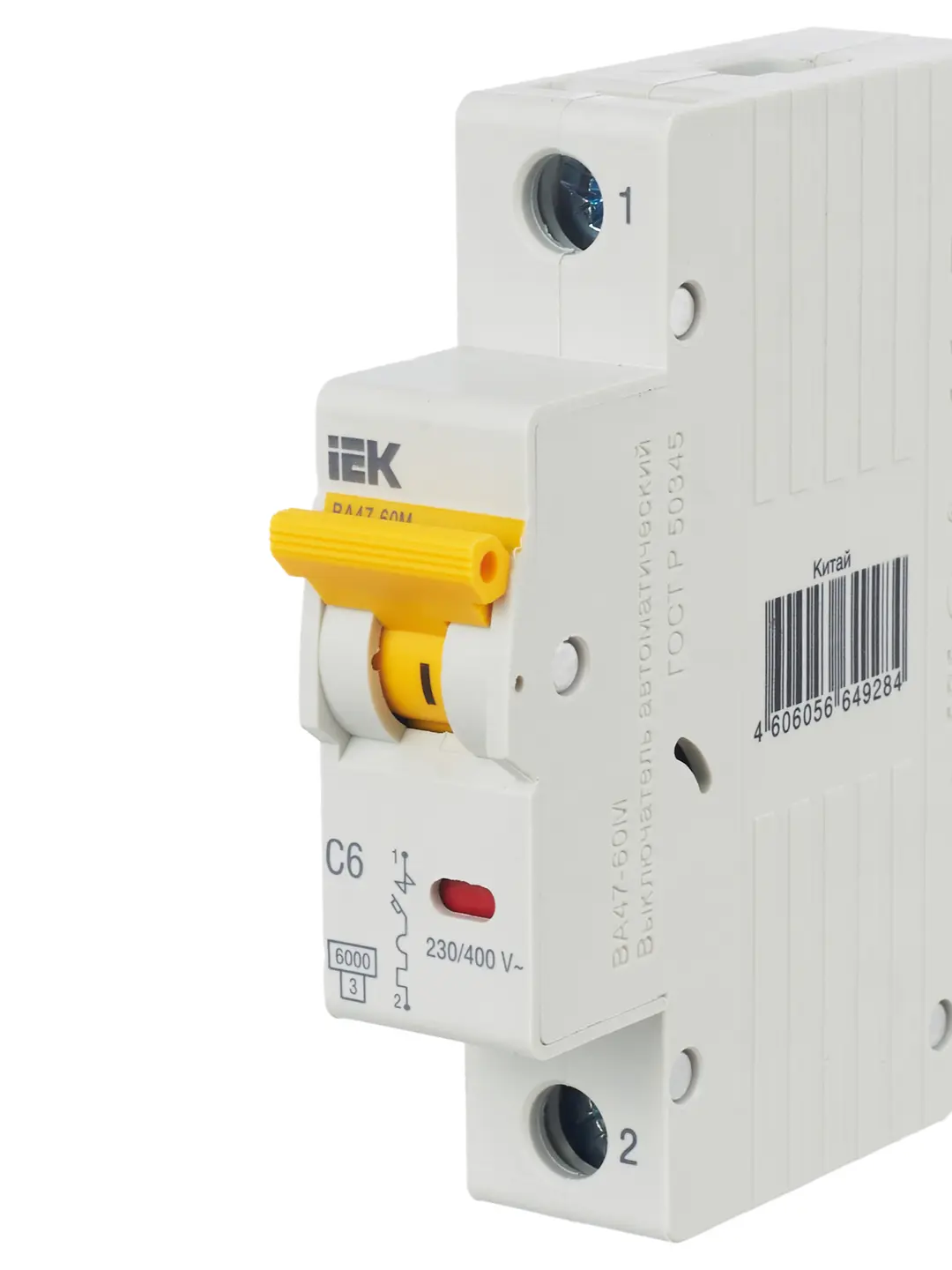 mcb-iek-karat-60m-1p-6a-6ka-type-c MCB IEK KARAT 60M 1P 6A 6kA Type C