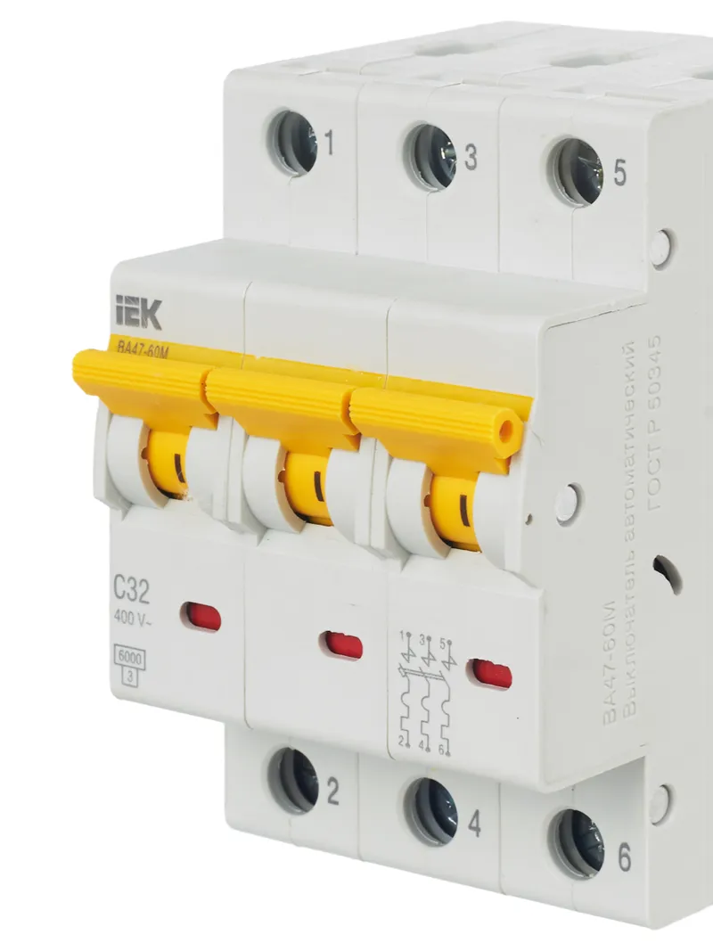 mcb-iek-karat-60m-3p-32a-6ka-type-c MCB IEK KARAT 60M 3P 32A 6kA Type C