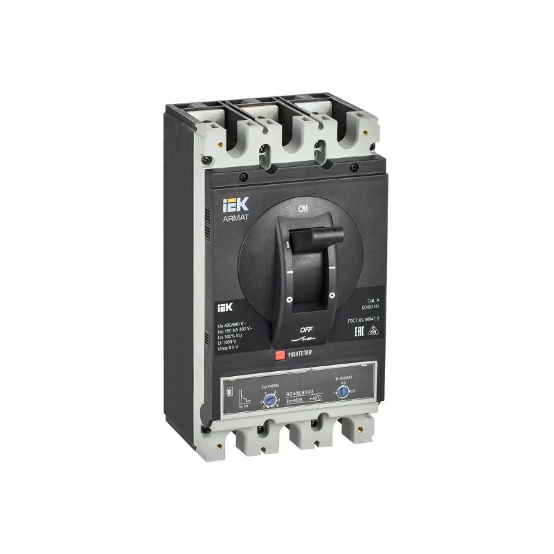 mccb-iek-armat-ar-mccb-3h-150-atuc-3p-400a-150ka MCCB IEK ARMAT AR-MCCB-3H-150-ATUC 3P 400A 150KA