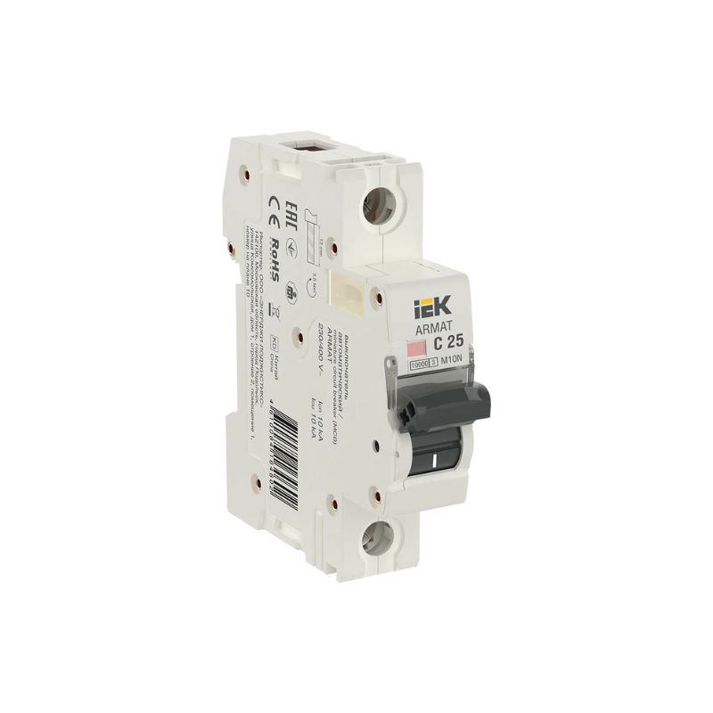 mcb-iek-armat-m10n-1p-25a-6ka-type-c MCB IEK ARMAT M60N 1P 25A 6kA Type C