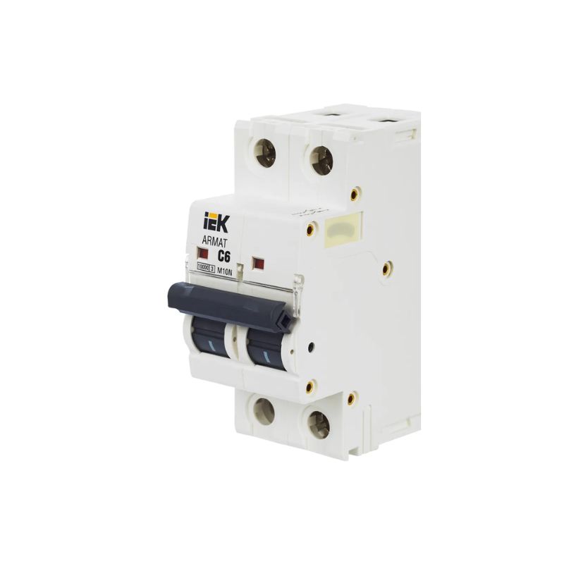 mcb-iek-armat-m10n-2p-6a-6ka-type-c MCB IEK ARMAT M10N 2P 6A 6kA Type C