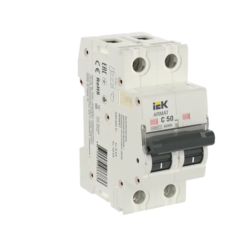 MCCB IEK ARMAT M06N 2P 50A 6kA Type C