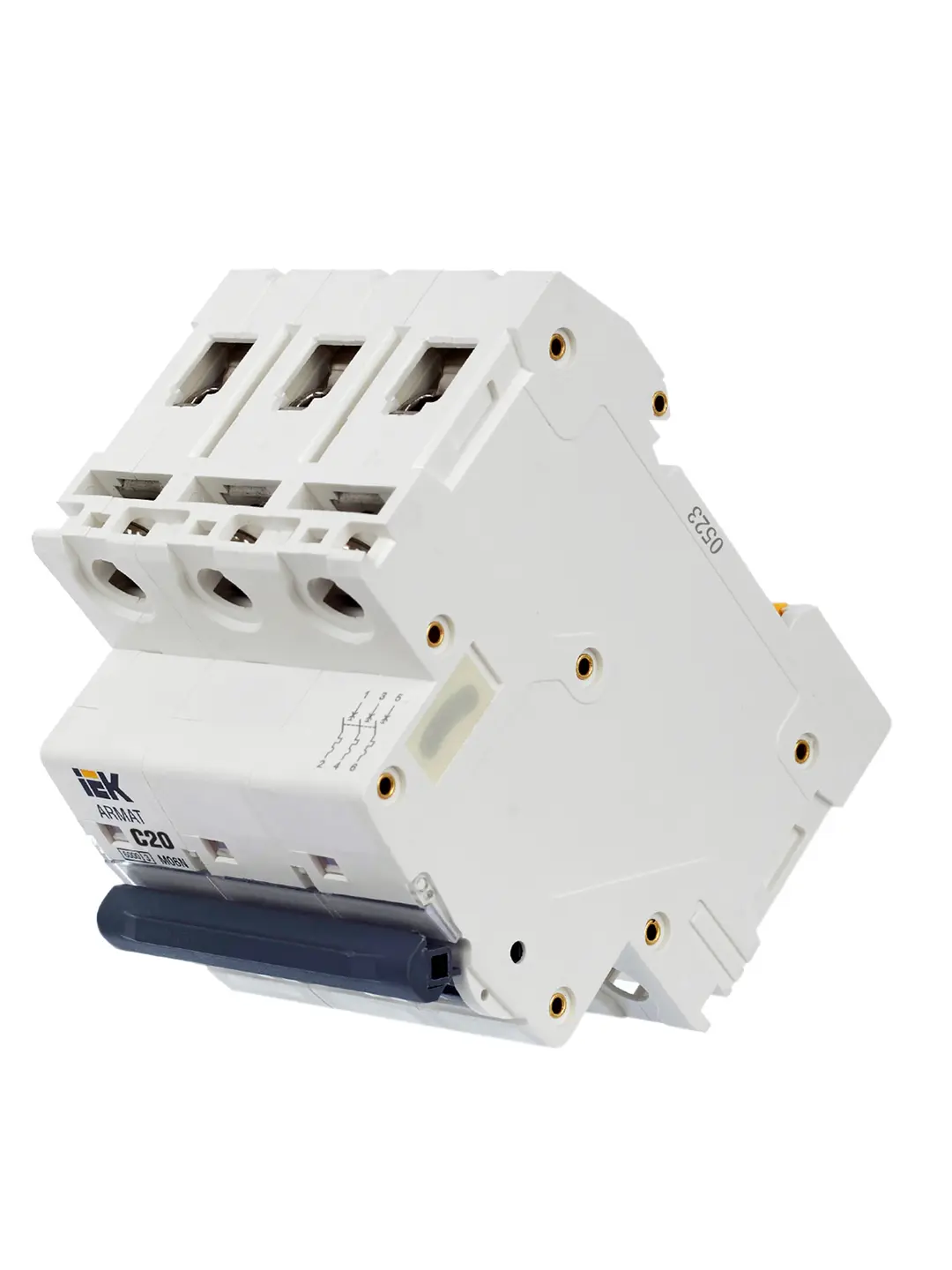 mcb-iek-armat-m06n-3p-20a-6ka-type-c MCB IEK ARMAT M06N 3P 20A 6kA Type C