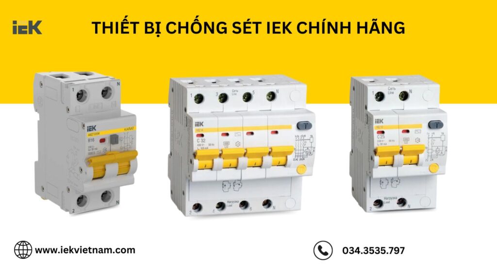THIẾT BỊ CHỐNG SÉT IEK - Thiết bị điện công nghiệp