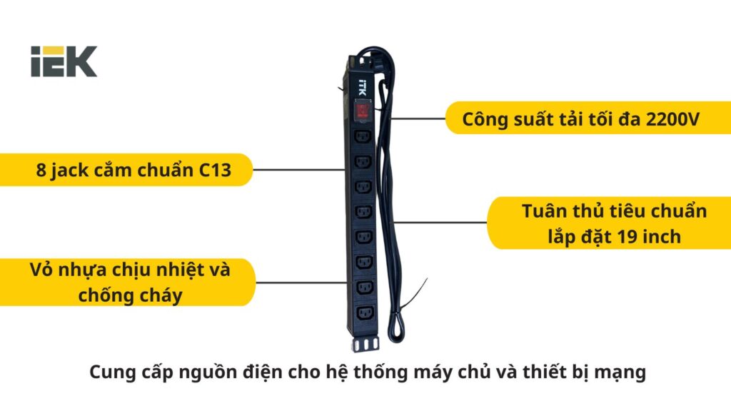 Đặc điểm của Thanh Nguồn PDU PH12-8C131