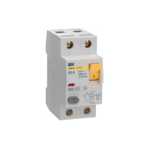 RCCB IEK KARAT MDV20-2-063-030 2P 63A 30mA 6KA TYPE AC
